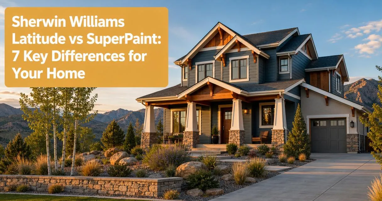 Freshly painted slate blue craftsman home exterior with white trim and Colorado foothills backdrop, exterior paint
